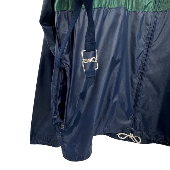 Vintage 90s Jacket Izod Lacoste Windbreaker Lightweight Hooded Full Zip | Medium - Picture 6 of 9